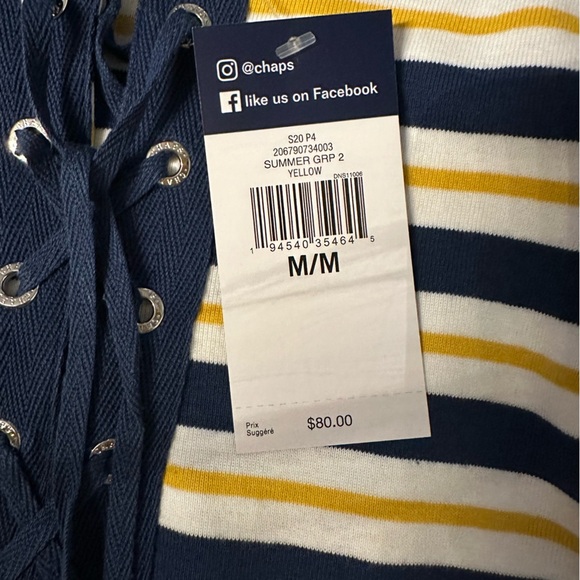 Chaps long stripe dress - Picture 2 of 2